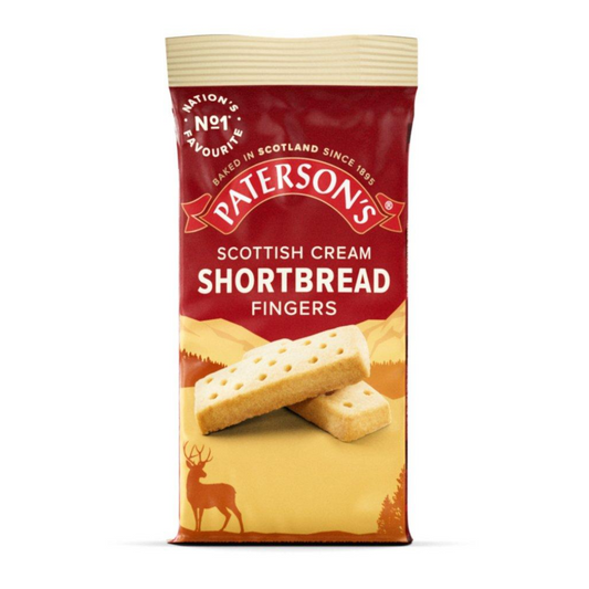 Paterson's Scottish Cream Shortbread Fingers - Individually Wrapped Twin Packs 40g (Box of 48)