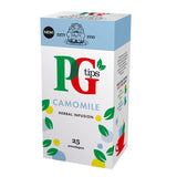 PG Tips Herbal: Camomile Envelope Tea Bags - 25 Bags - Vending Superstore