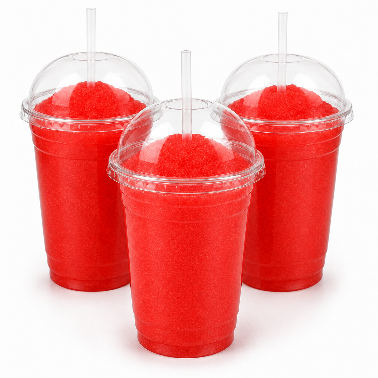 16oz Clear Plastic Slush Cups - rPET - Case of 1000