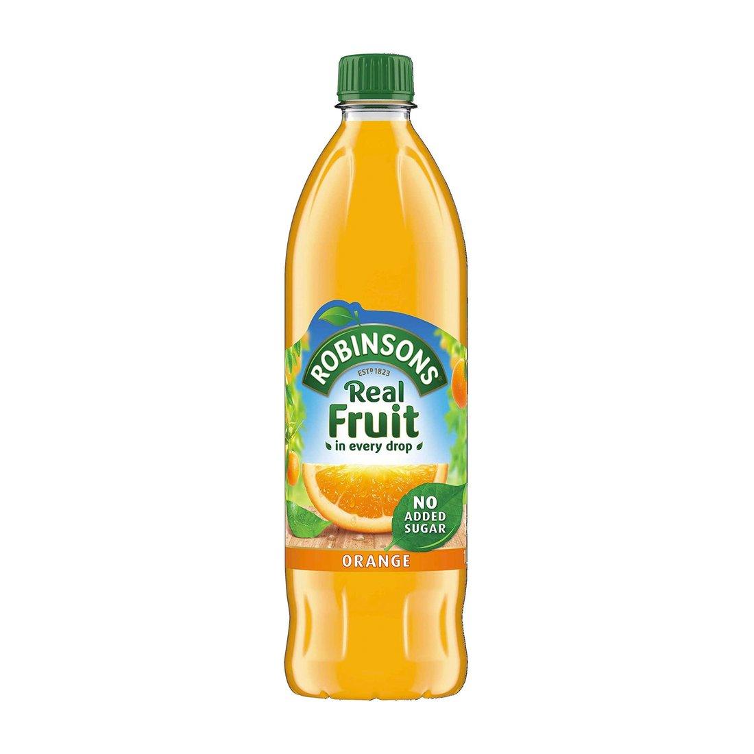 Robinsons Orange Squash - No Added Sugar | 1 Litre - Vending Superstore