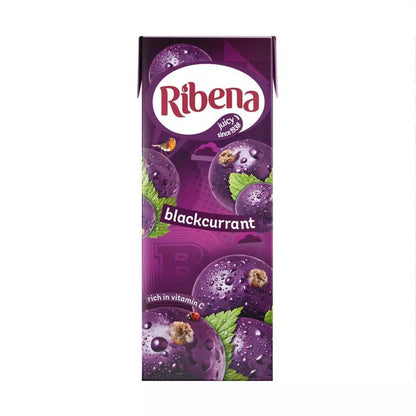 Ribena Blackcurrant Ready to Drink - 250ml Cartons (Pack of 24)