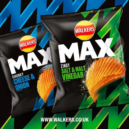 Walkers Max Cheese & Onion Crisps 42.5g - (Box of 24)