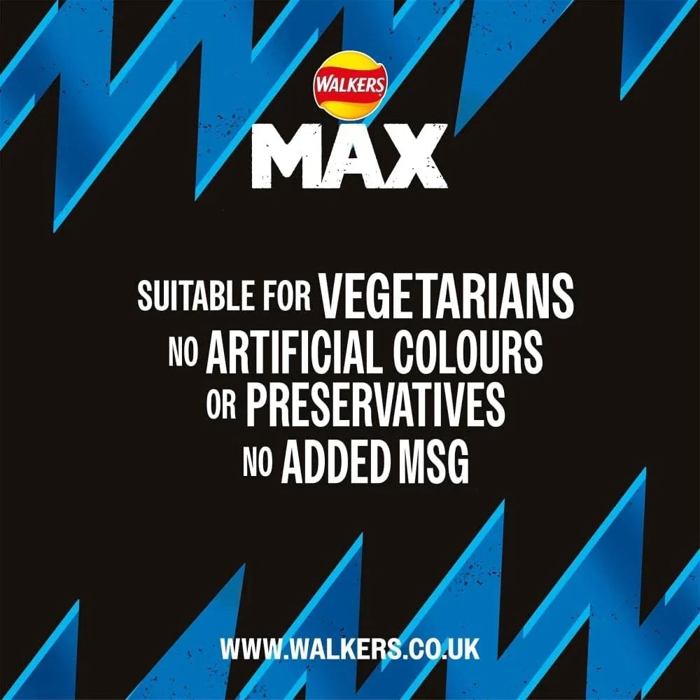 Walkers Max Cheese & Onion Crisps 42.5g - (Box of 24)