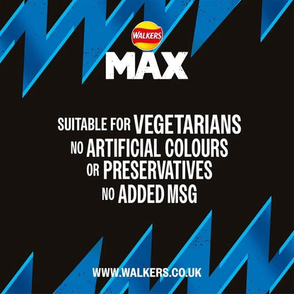 Walkers Max Cheese & Onion Crisps 42.5g (Box of 24)