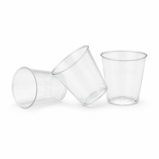 Disposable Clear Shot Glasses 20ml - Box of 1000