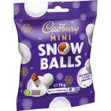 Cadburys Mini Snowballs Bag 74g (Pack of 24)