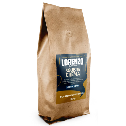 Lorenzo Squisita Crema Coffee Beans - 1kg (Case of 6)
