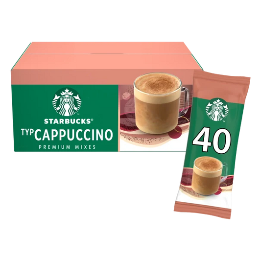 Starbucks Instant Cappuccino 18g Sachets - Box of 40