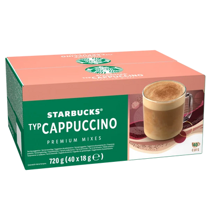 Starbucks Instant Cappuccino 18g Sachets - Box of 40