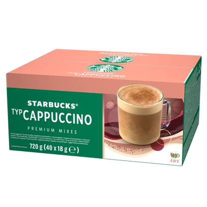 Starbucks Instant Cappuccino 18g Sachets - Box of 40