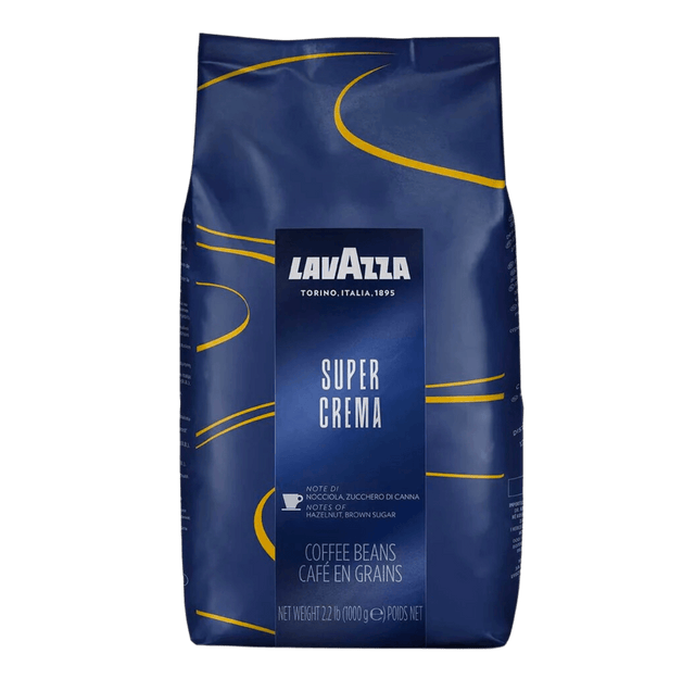 Lavazza Super Crema Coffee Beans (1kg Bags or Full Case) - Vending Superstore