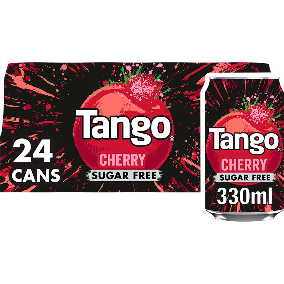 Tango Cherry Zero'd Sugar Free - 330ml (Case of 24)