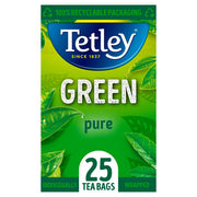 Tetley Green Tea Individually Wrapped Envelope Tea Bags – 25 Pack