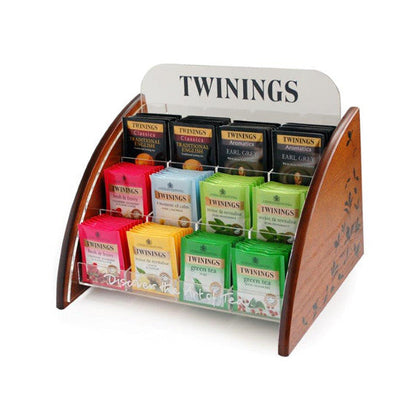 Twinings 12-Slot Stadium Tea Display Stand – For Individually Wrapped Envelope Tea Bags