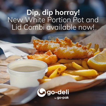 White Paper Takeaway Portion Pots & Lids - 4oz or 7oz (Pack of 250)