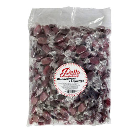 Pells Blackcurrant & Liquorice 3KG Bag - Vending Superstore