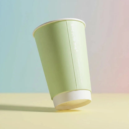 8oz Confetti Mixed Colour Double Wall Hot Cups - Case of 500