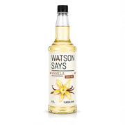 Watson Says Sugar-Free Vanilla Coffee Syrup – 1 Litre Bottle