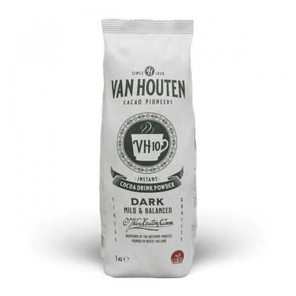 Van Houten VH10 Vending Machine Hot Chocolate (13% Cocoa, Dark) - 1kg Bag Or 10 x 1kg Case - Vending Superstore
