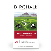 Birchall English Breakfast Individually Wrapped Envelope Tea Bags – 25 Pack