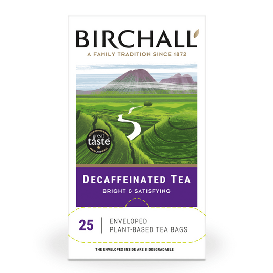 Birchall Decaf Individually Wrapped Envelope Tea Bags – 25 Pack