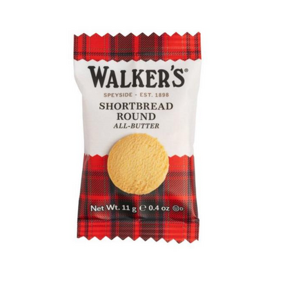Walkers Mini Shortbread Rounds - Individually Wrapped 11g (Box of 200)