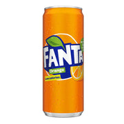 Fanta Orange - 330ml Sleek Cans Irish Import (Case of 24)
