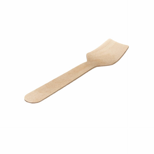 Biodegradable Wooden Ice Cream Spoons - Pack of 400 / Disposable Eco Friendly Cutlery