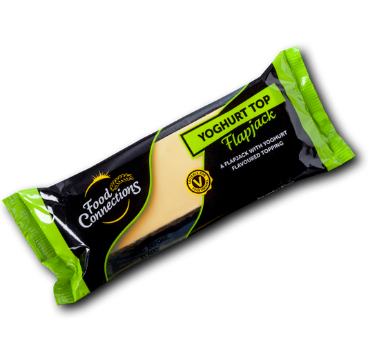 Food Connections Flapjack Yoghurt Topped 100g (Pack of 30)