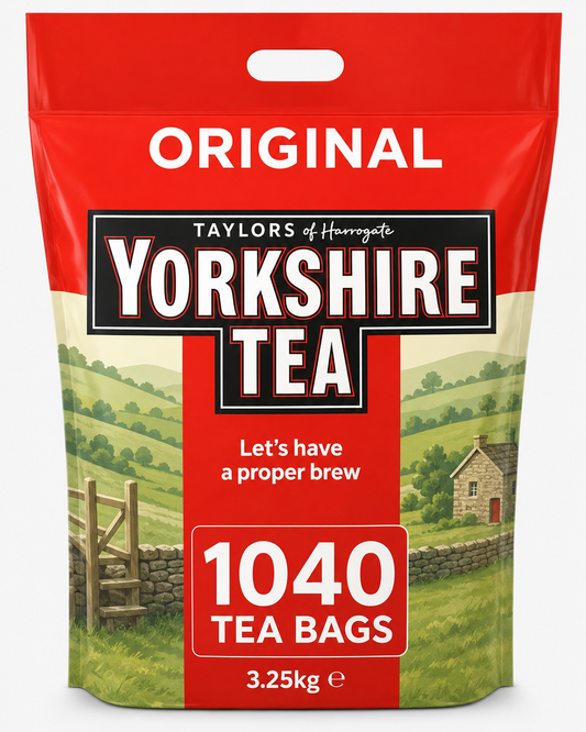 Yorkshire Tea One Cup Catering Tea Bags - Bulk Bag of 1040