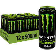 Monster Energy Zero Sugar - 500ml (Pack of 12)