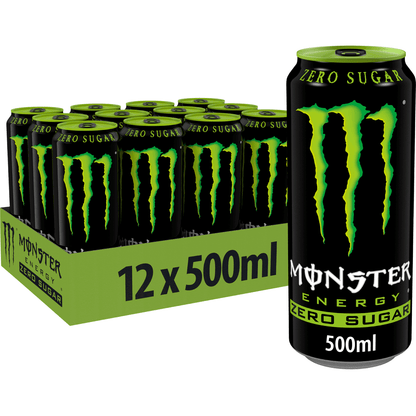 Monster Green Energy ZERO 12x500ml - Vending Superstore